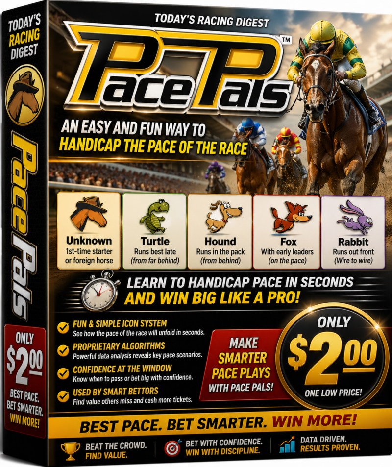Official 4 X 9 Programs with Pace Pals