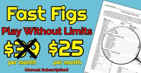 Fast Figs Annual Subscription ($25 pr month)