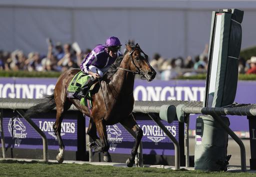 Highland Reel wins the Breeders' Cup Turf at Santa Anita Park