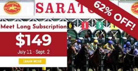 2024 Saratoga Meet Long Subscription With Horse Comments In Every Race (62% Savings)