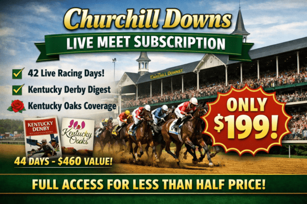 2026 Churchill Downs & Kentucky Derby Meet Long Subscription (63% Savings)